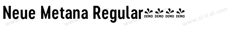 Neue Metana Regular字体转换